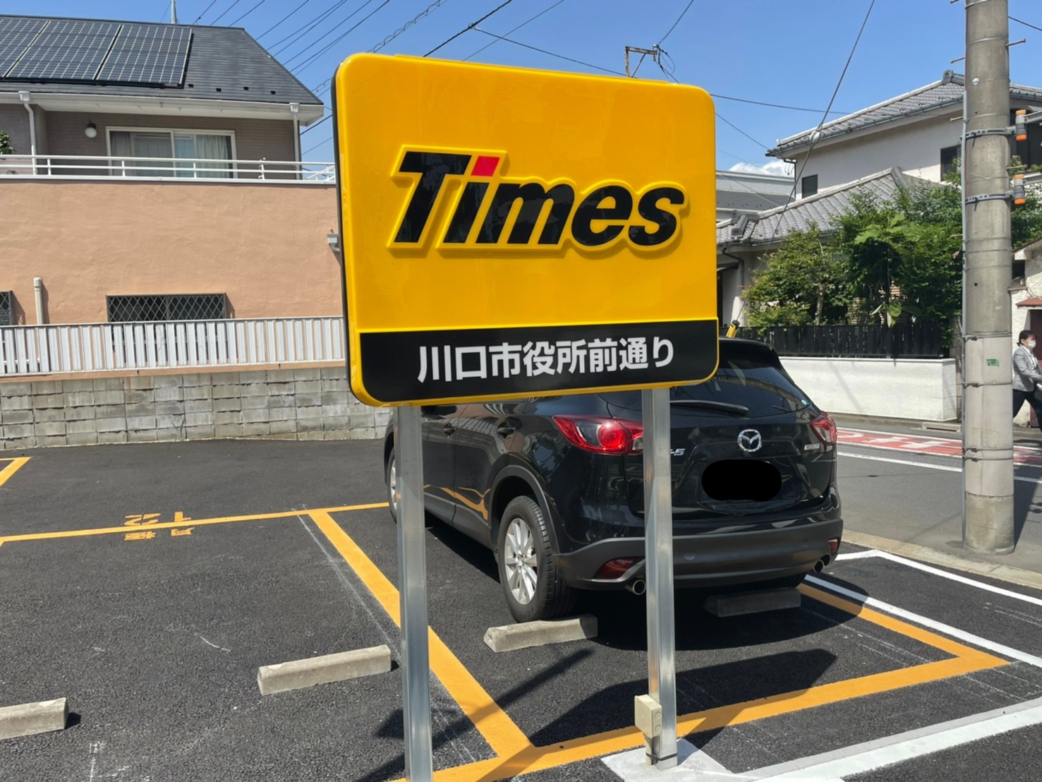 川口市中青木バイク月極車室外観